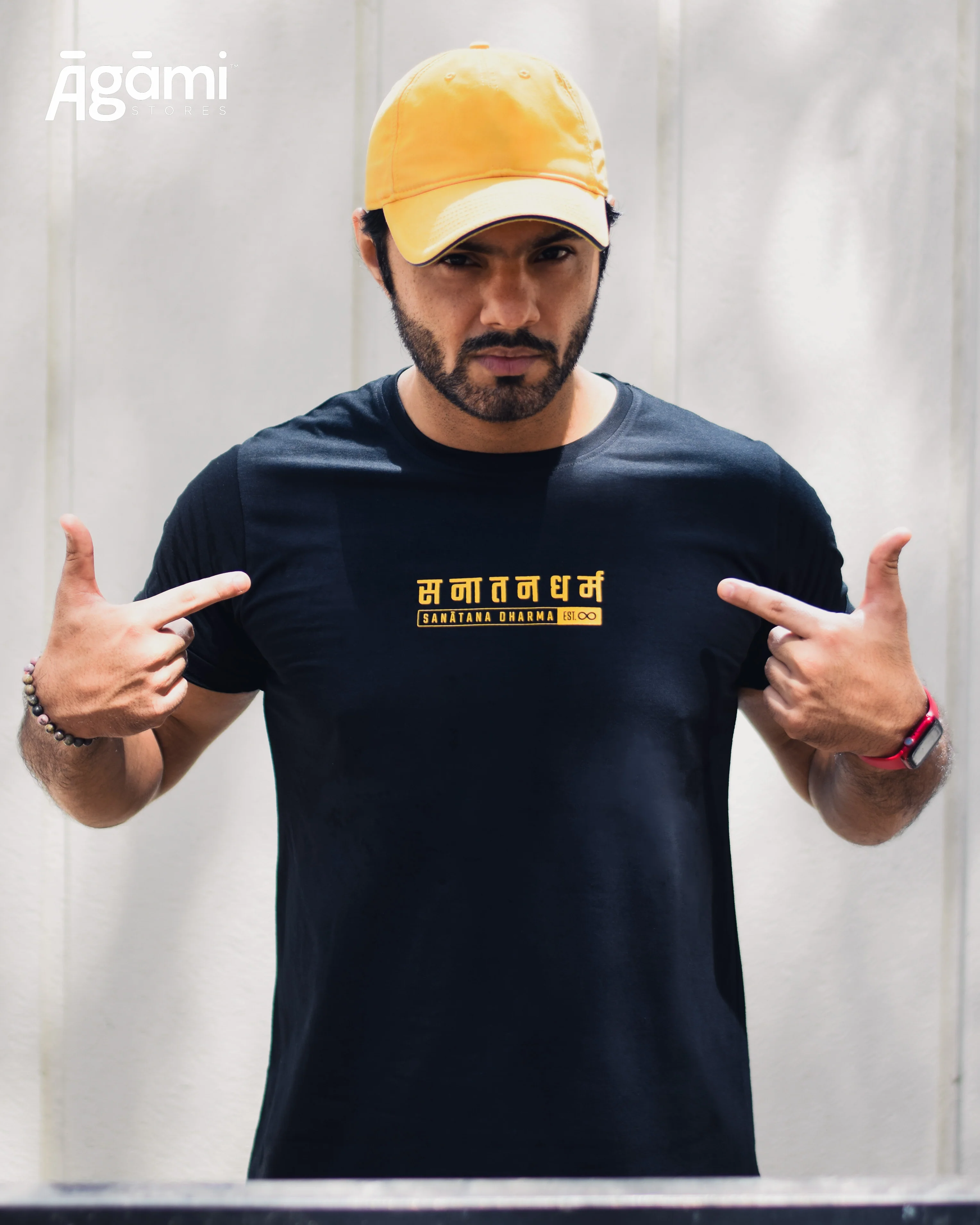 Classic Sanātana Dharma Tshirt - Black - Image 6