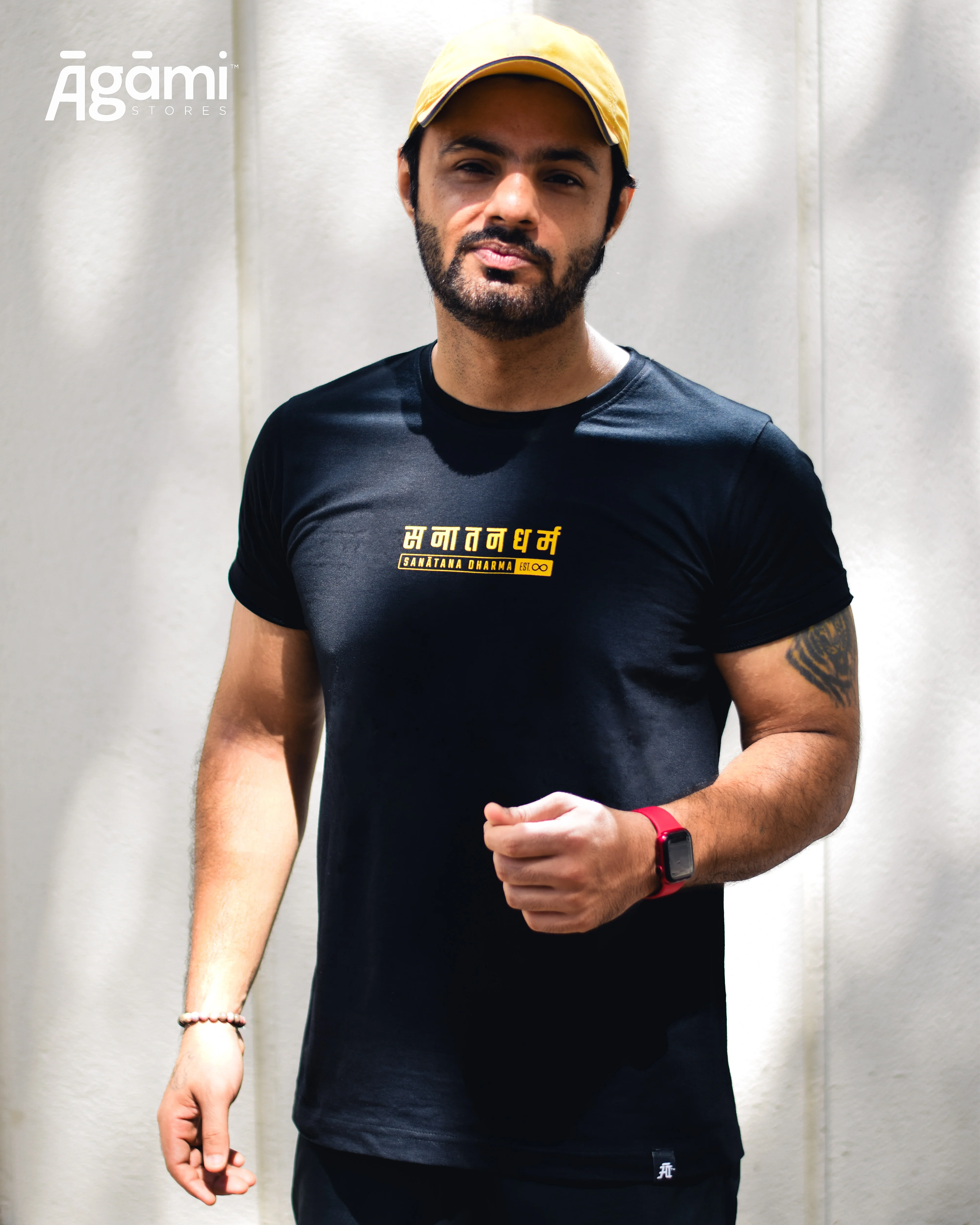 Classic Sanātana Dharma Tshirt - Black - Image 7