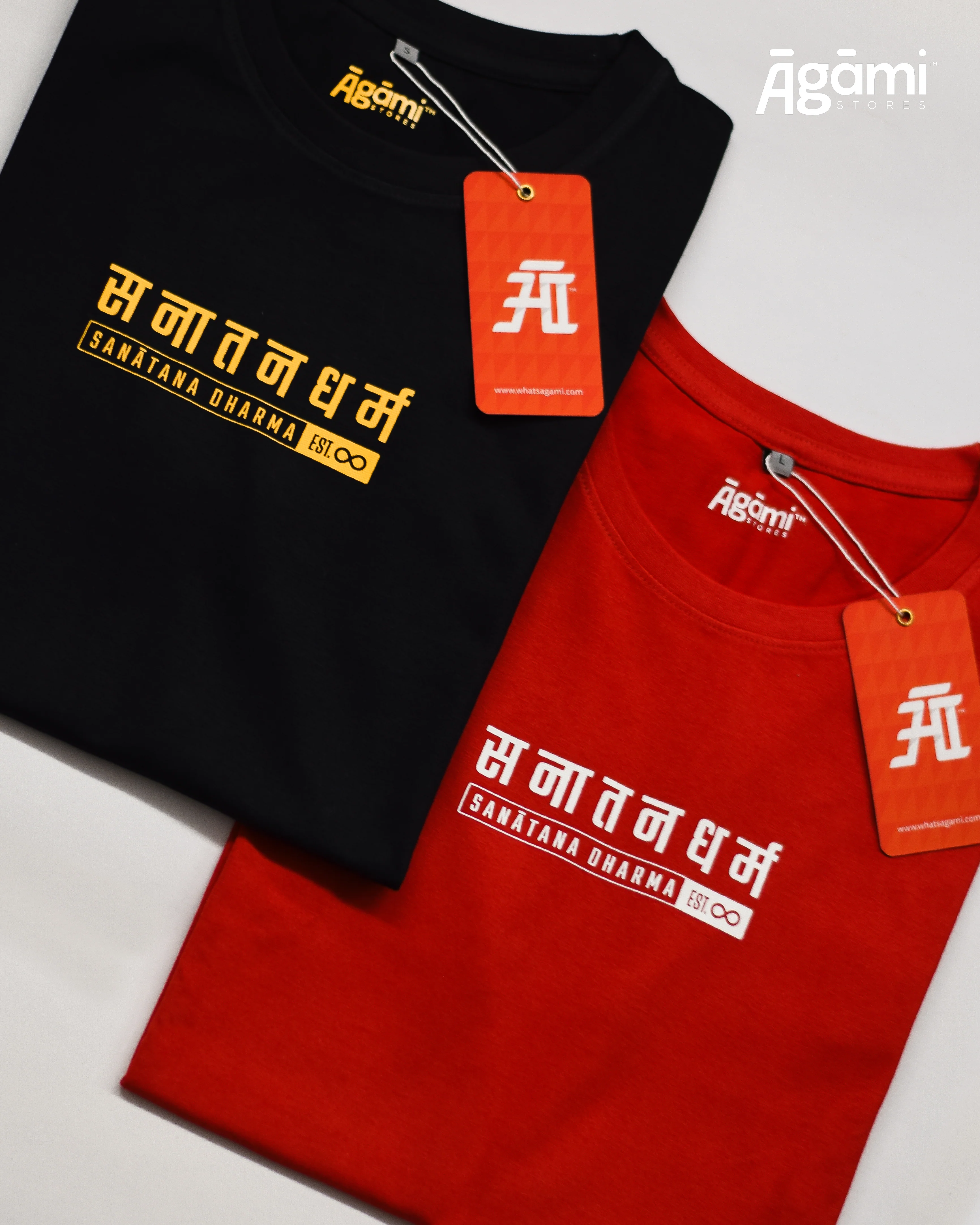 Classic Sanātana Dharma Tshirt - Black - Image 8