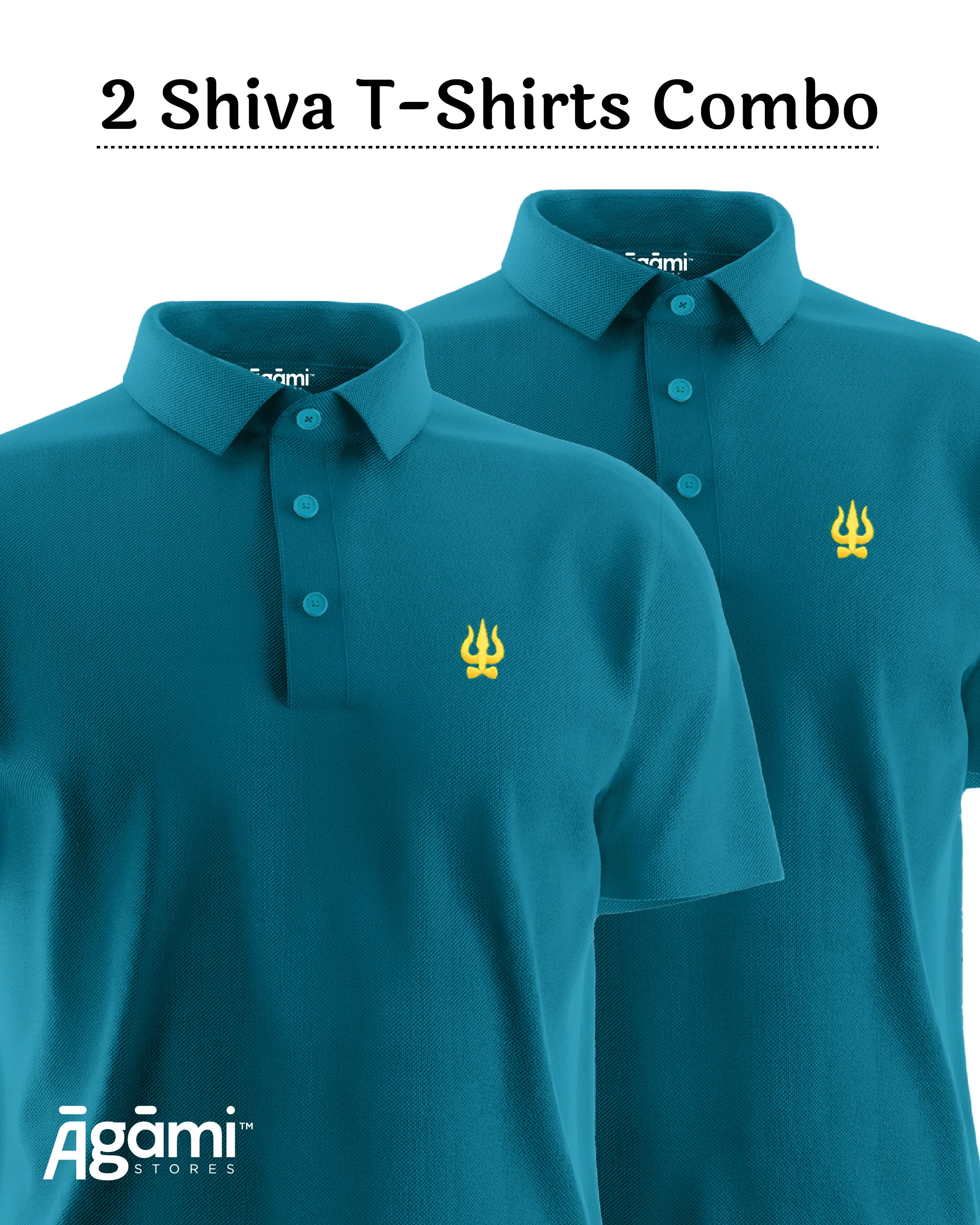 Combo Pack of 2 Polo Shiva Tshirts - Image 2