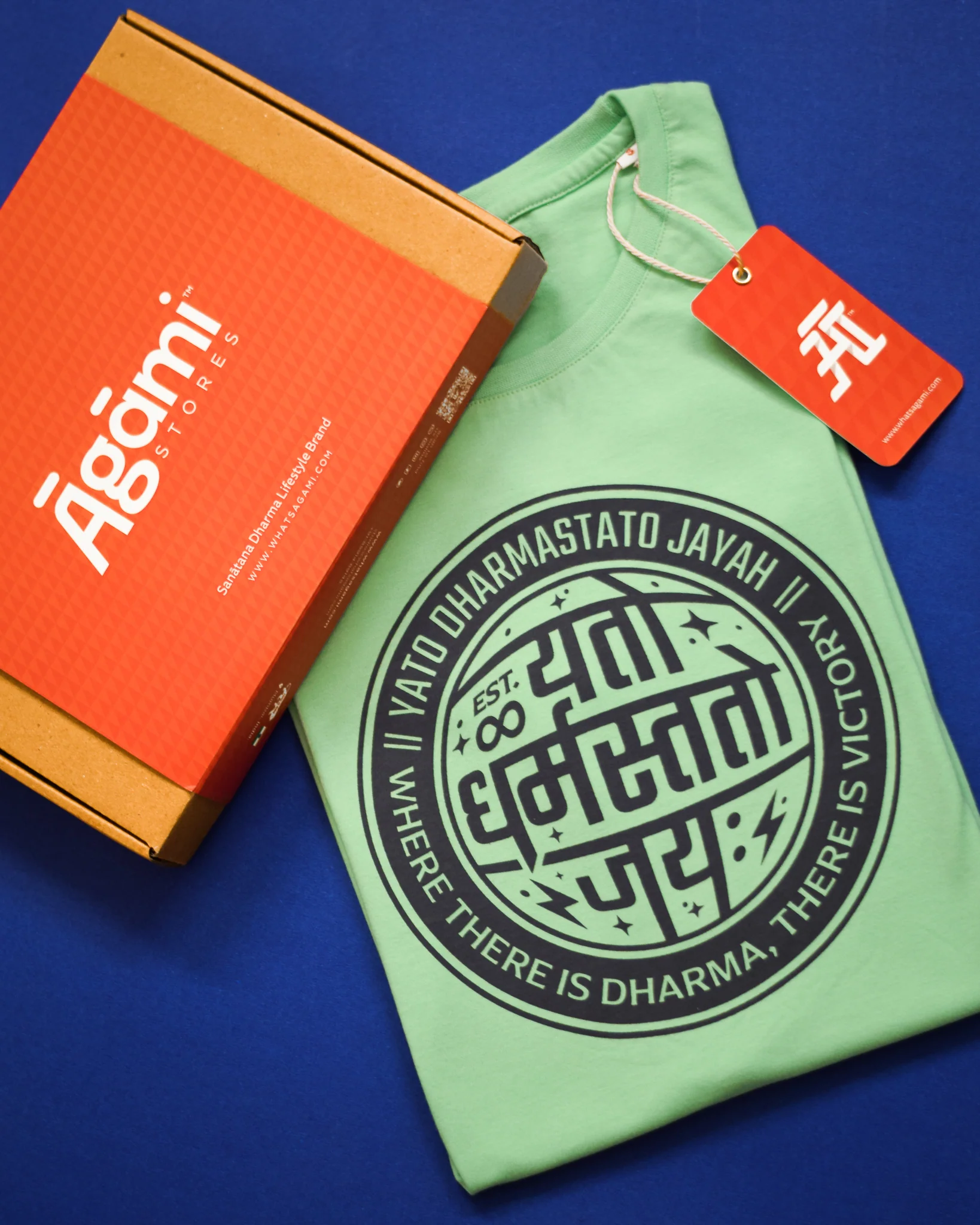 Yato Dharmastato Jayah - Mint Green - Image 2