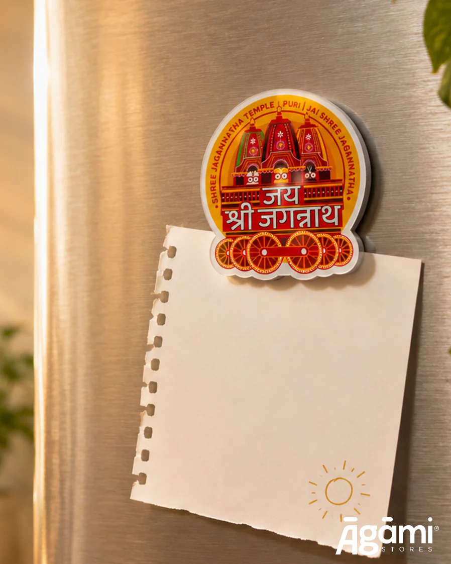 Jai Shree Jagannath Rath | Acrylic Fridge Magnet - Image 3