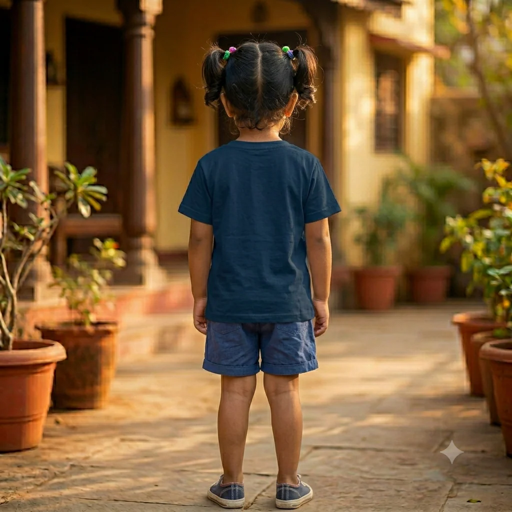 Jai Shree Ram Kids Tshirt - Devanagari - Image 4