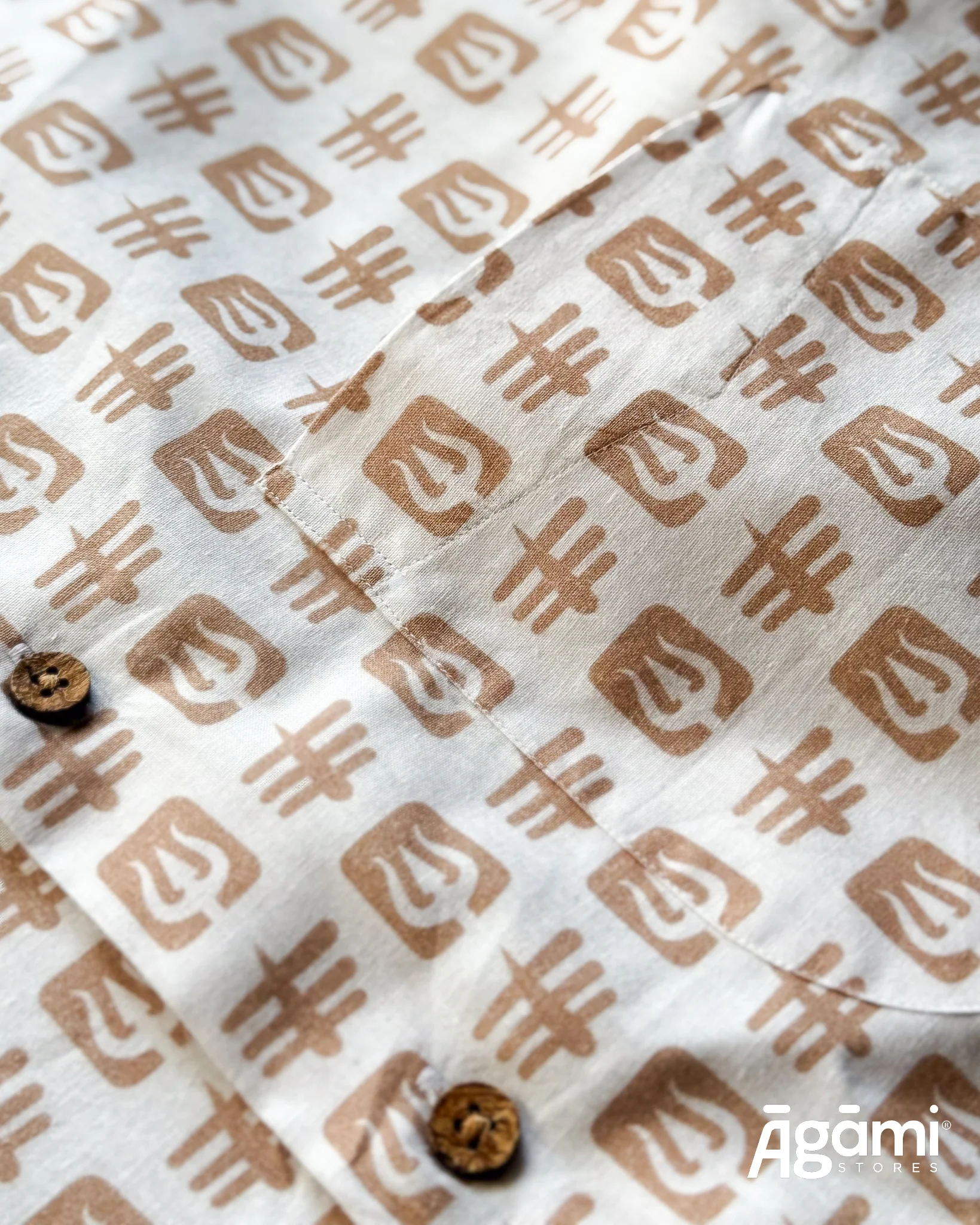 Printed Shiva Shirt - Full Sleeves Shirt | White - Image 7