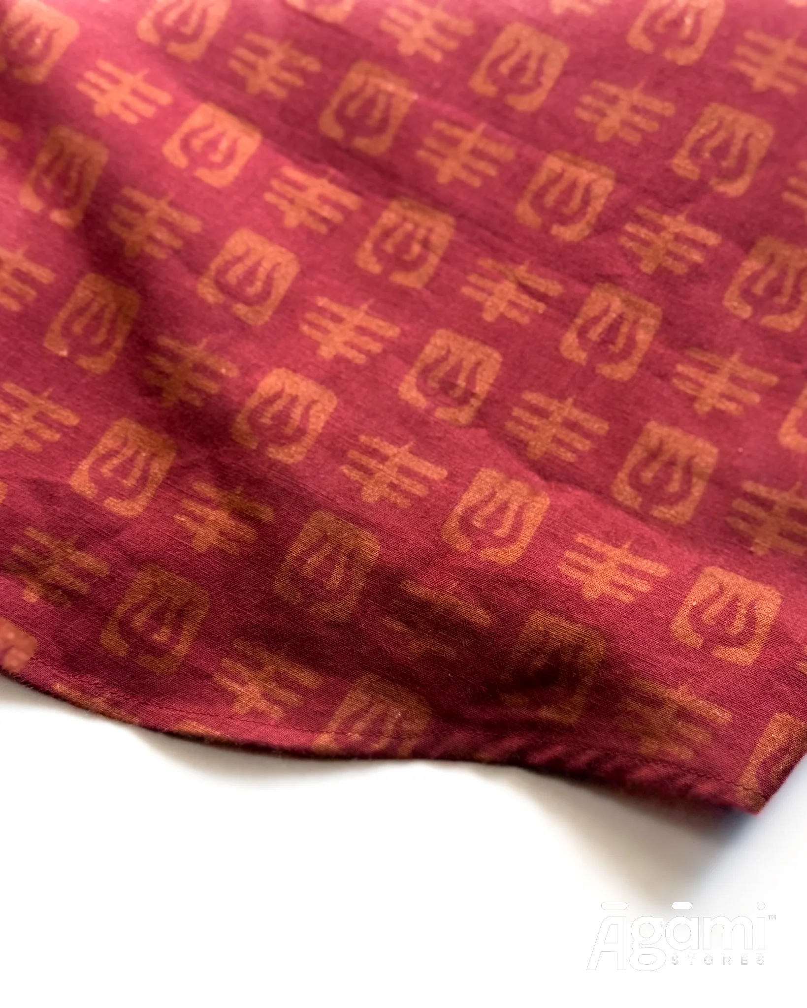 Printed Shiva Shirt - Full Sleeves Shirt | Maroon - Image 8