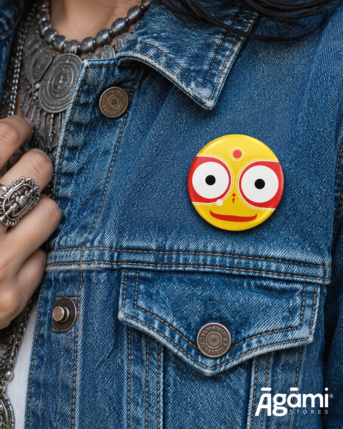 Shubhadraji | Pin Badge + Magnet - Image 2
