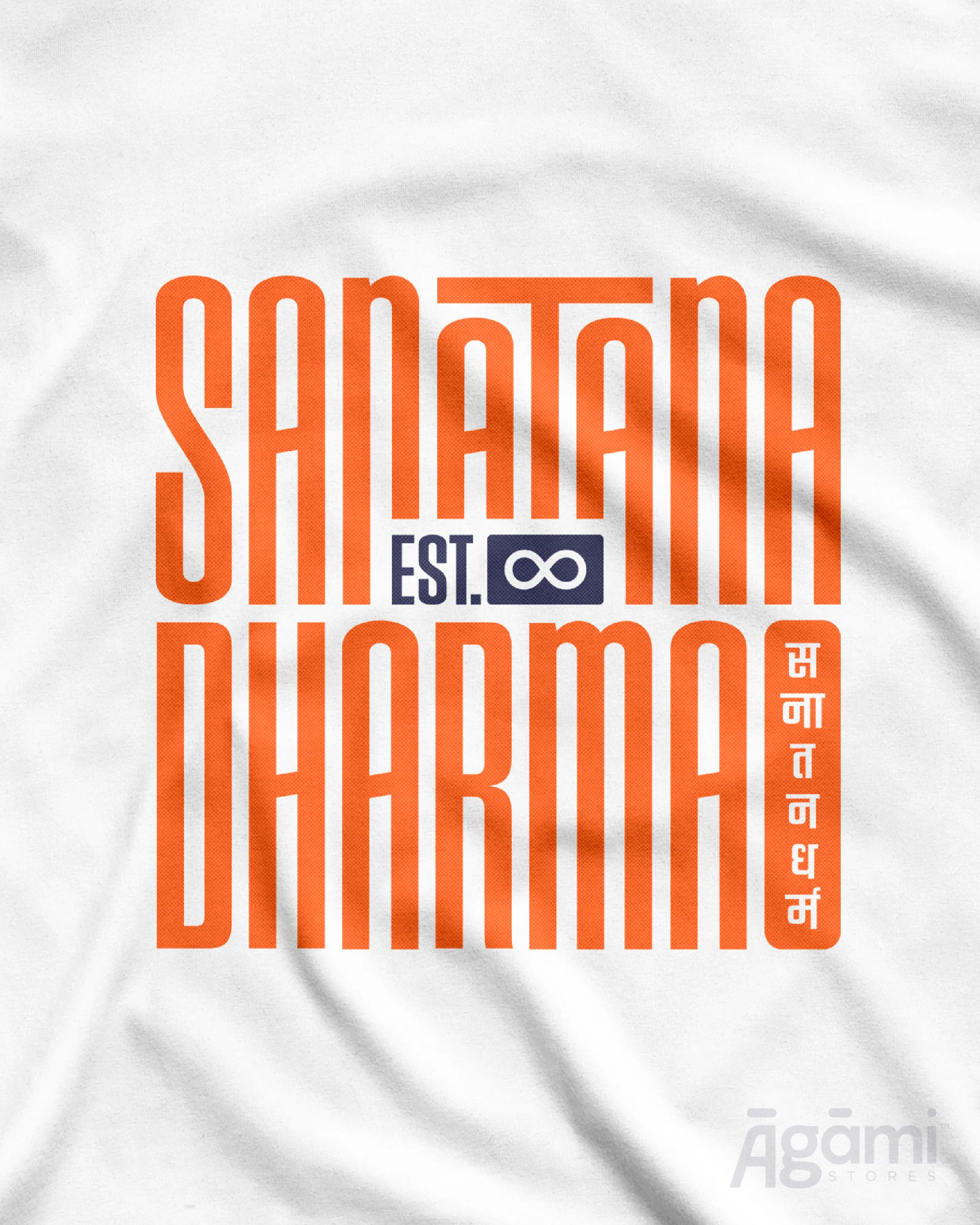 Sanātana Dharma Tshirt - White - Image 3