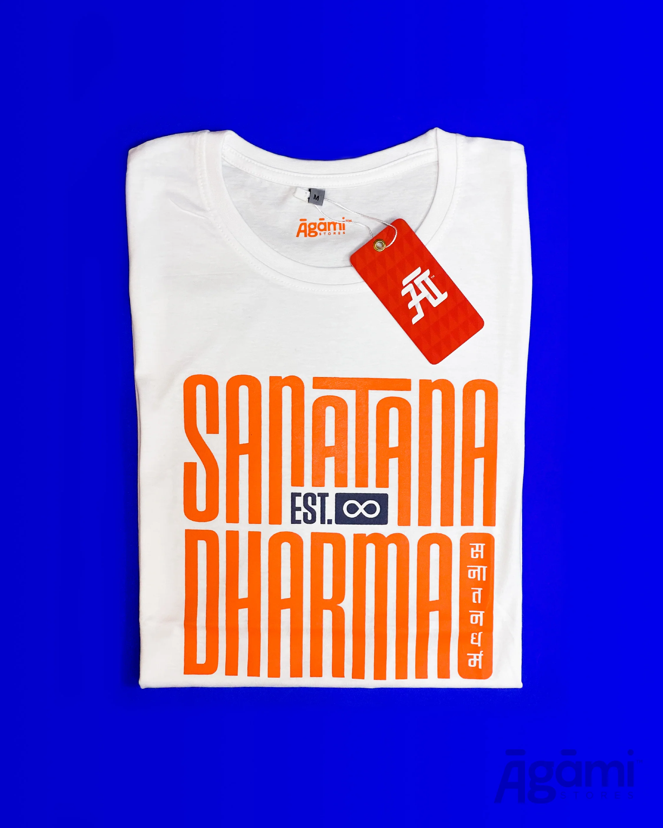 Sanātana Dharma Tshirt - White - Image 4
