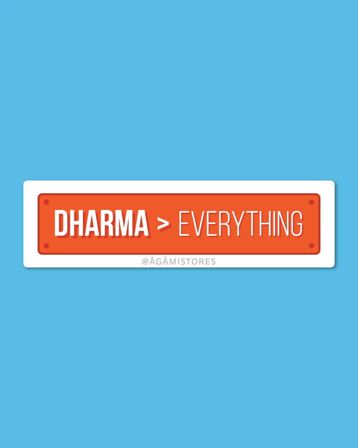 Dharma > Everything | Laptop & Mobile Sticker